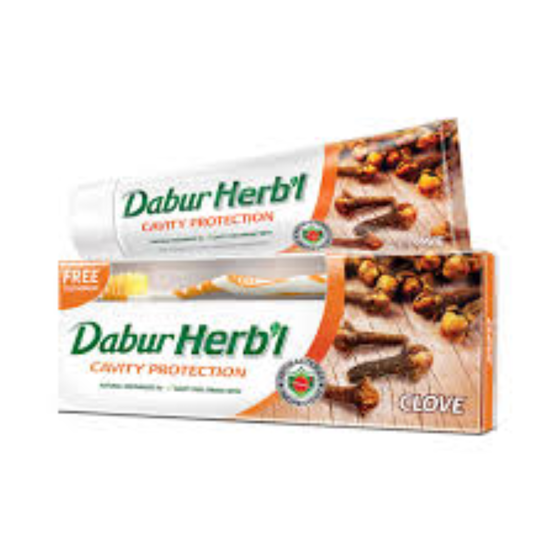 DABUR HERBAL T/PASTE CLOVE CAVITY PROTECTION 150GM